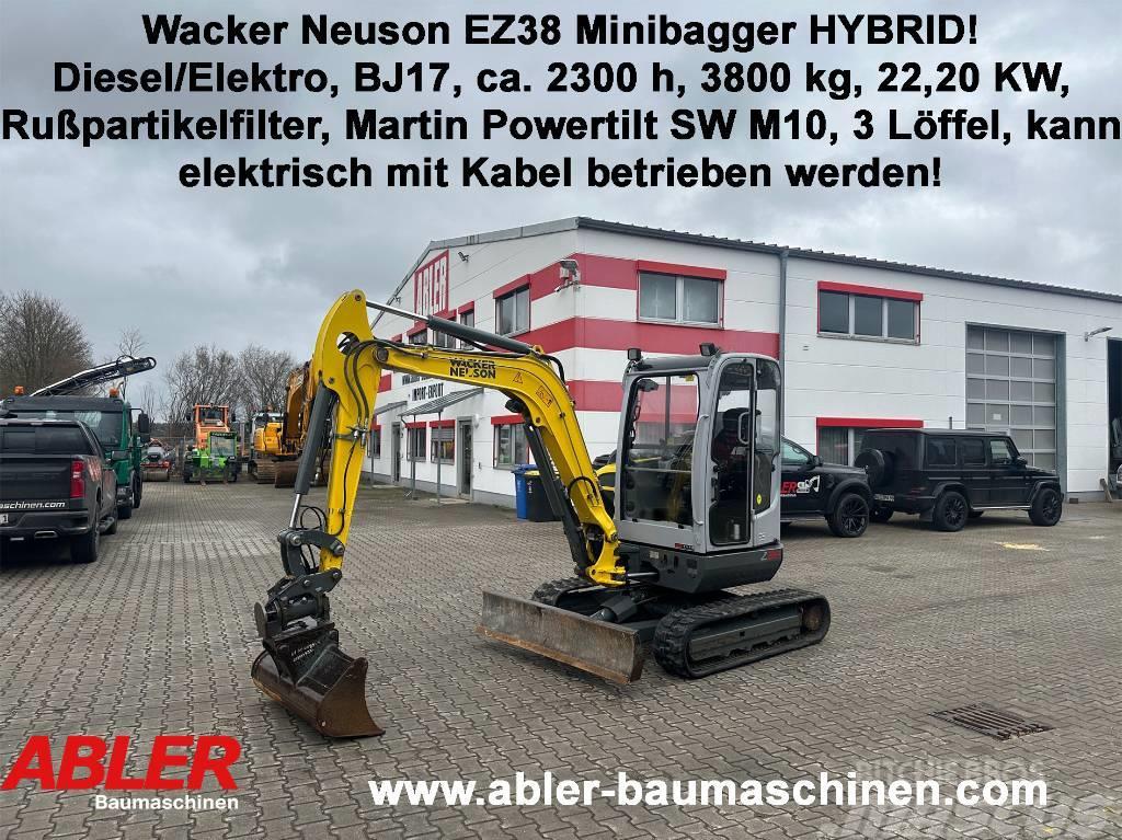 Wacker Neuson EZ 38 Hybrid! Minibagger diesel/Strom Powertilt Mini ekskavatoriai < 7 t
