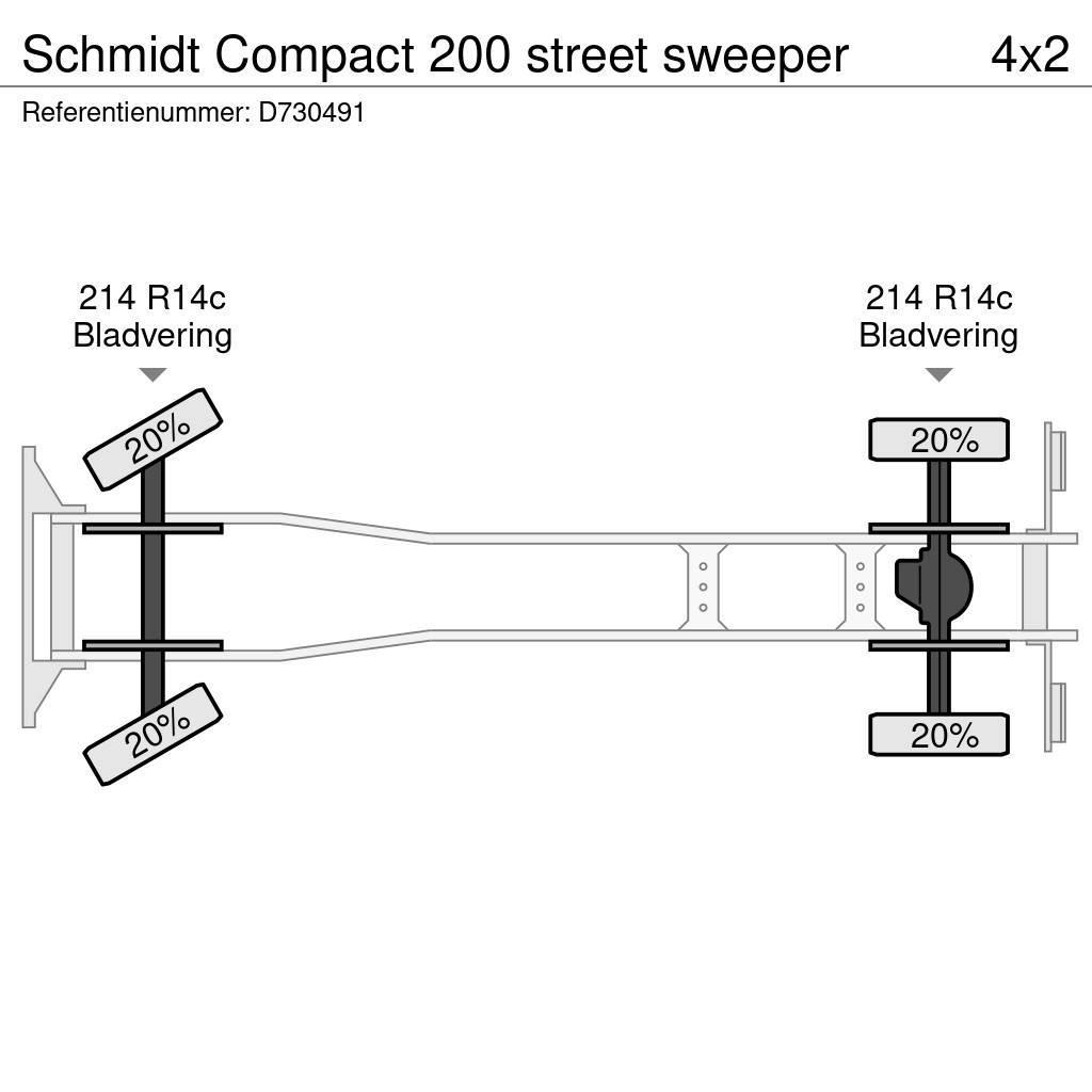 Schmidt Compact 200 street sweeper Kombinuotos paskirties / vakuuminiai sunkvežimiai