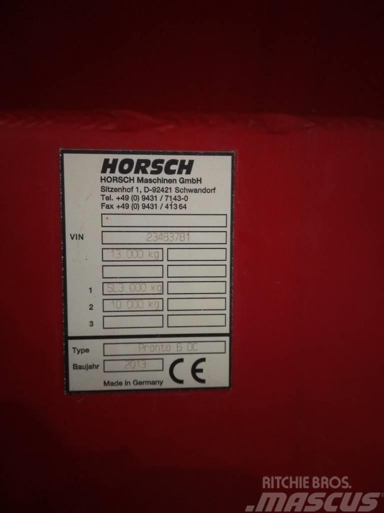 Horsch Pronto 6 DC Sėjimo technika