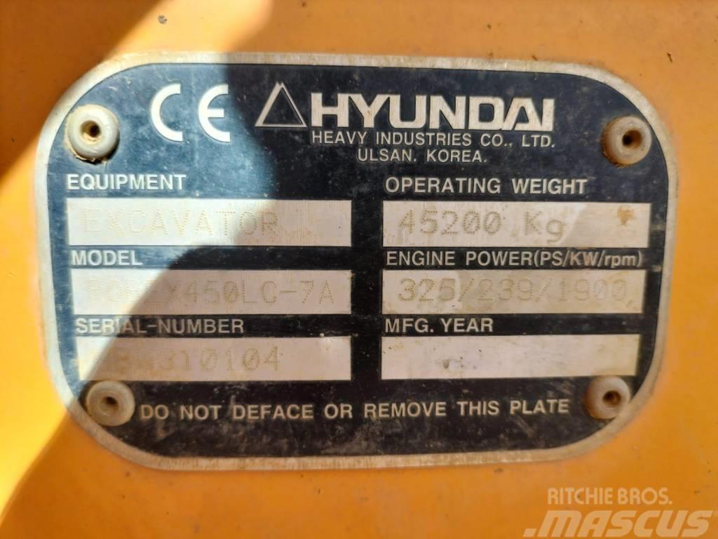 Hyundai Robex 450 LC-7 A Ekskavatoriniai krautuvai
