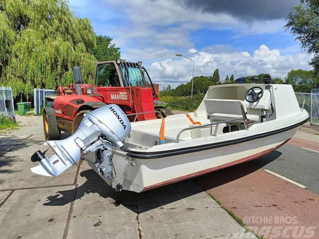  dell quay dory 17' boot boat vis + honda BF50 moto Kiti naudoti aplinkos tvarkymo įrengimai