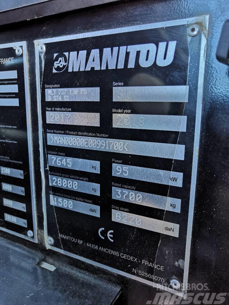 Manitou MLT 737 130 PS+ Elite Teleskopiniai krautuvai