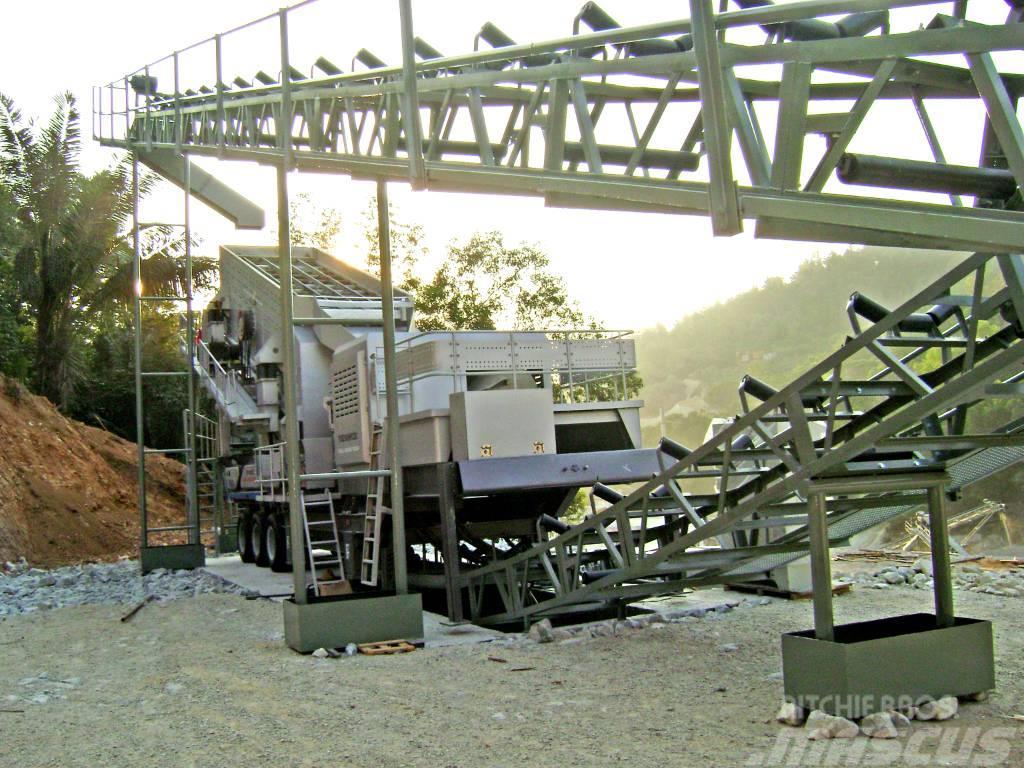 Liming NK100E Mobile Primary Jaw Crusher Mobilūs smulkintuvai