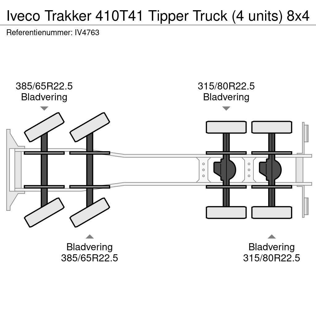 Iveco Trakker 410T41 Tipper Truck (4 units) Savivarčių priekabų vilkikai