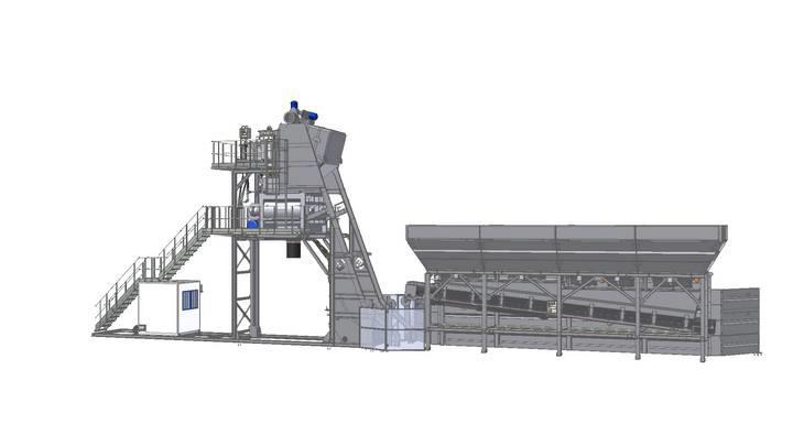 Frumecar EMA - mobiele betoncentrale 30 - 100 m³/uur Betono gamybos agregatai