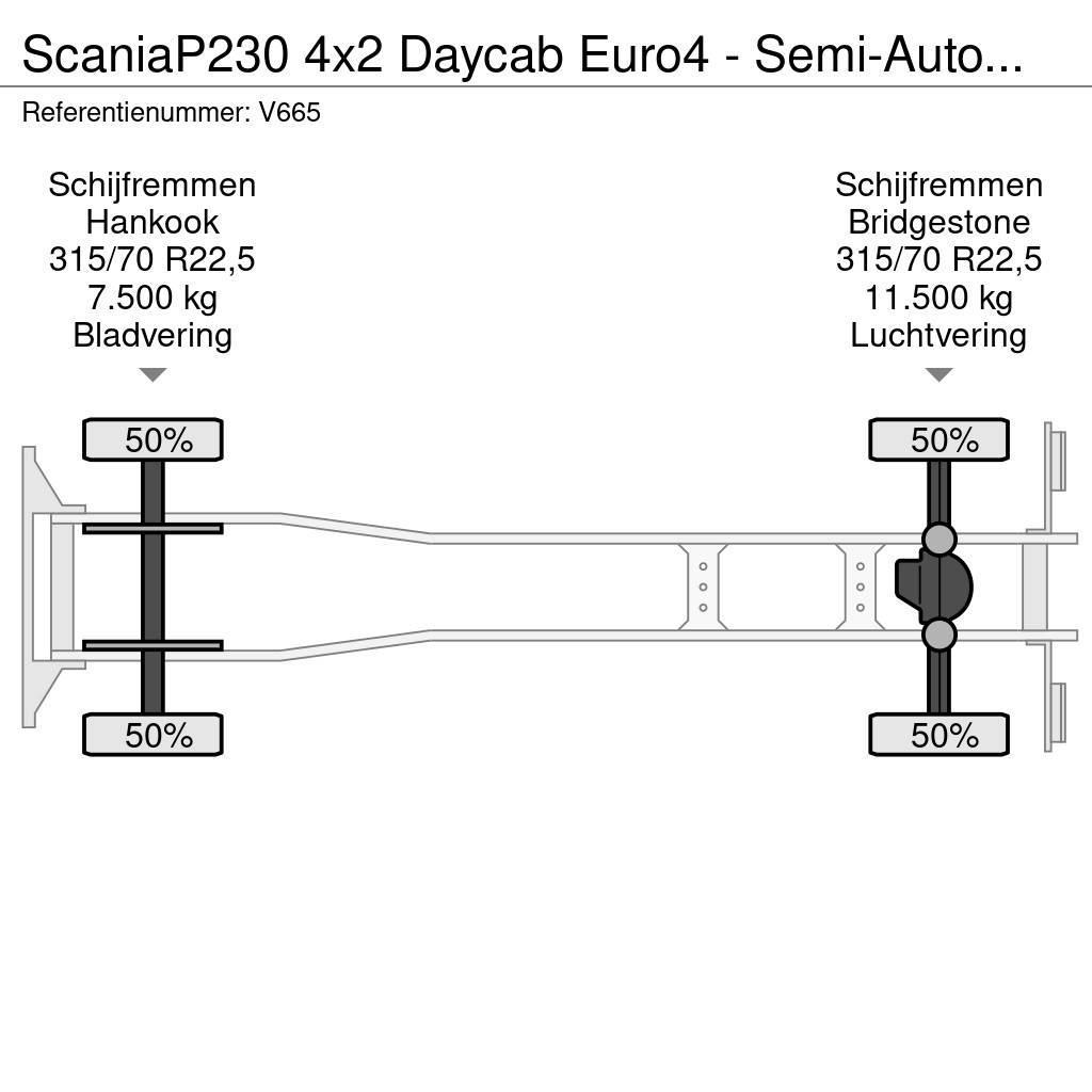Scania P230 4x2 Daycab Euro4 - Semi-Automaat - KoelVriesB Vilkikai šaldytuvai