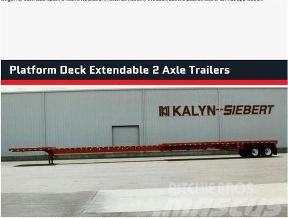 Kalyn KPEX-2-80 Bortinių sunkvežimių priekabos su nuleidžiamais bortais