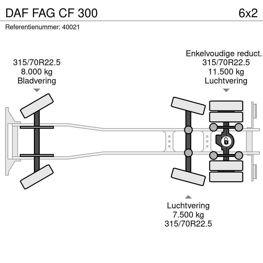 DAF FAG CF 300 Šiukšliavežės