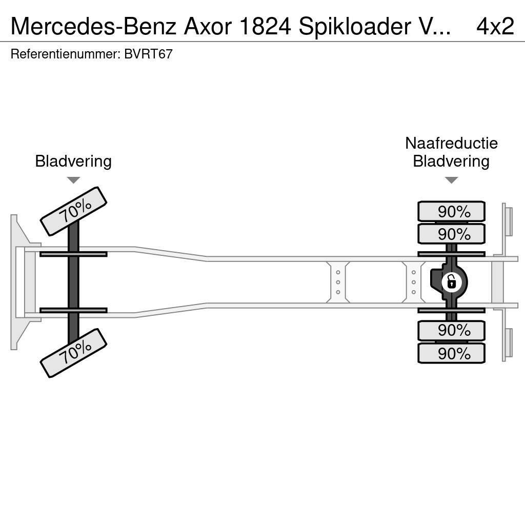 Mercedes-Benz Axor 1824 Spikloader VDL Euro5 Valid inspection 1- Savivarčiai