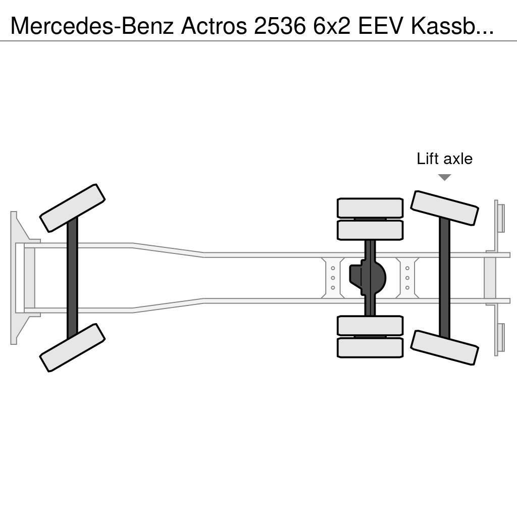 Mercedes-Benz Actros 2536 6x2 EEV Kassbohrer 18900L Tankwagen Be Automobilinės cisternos