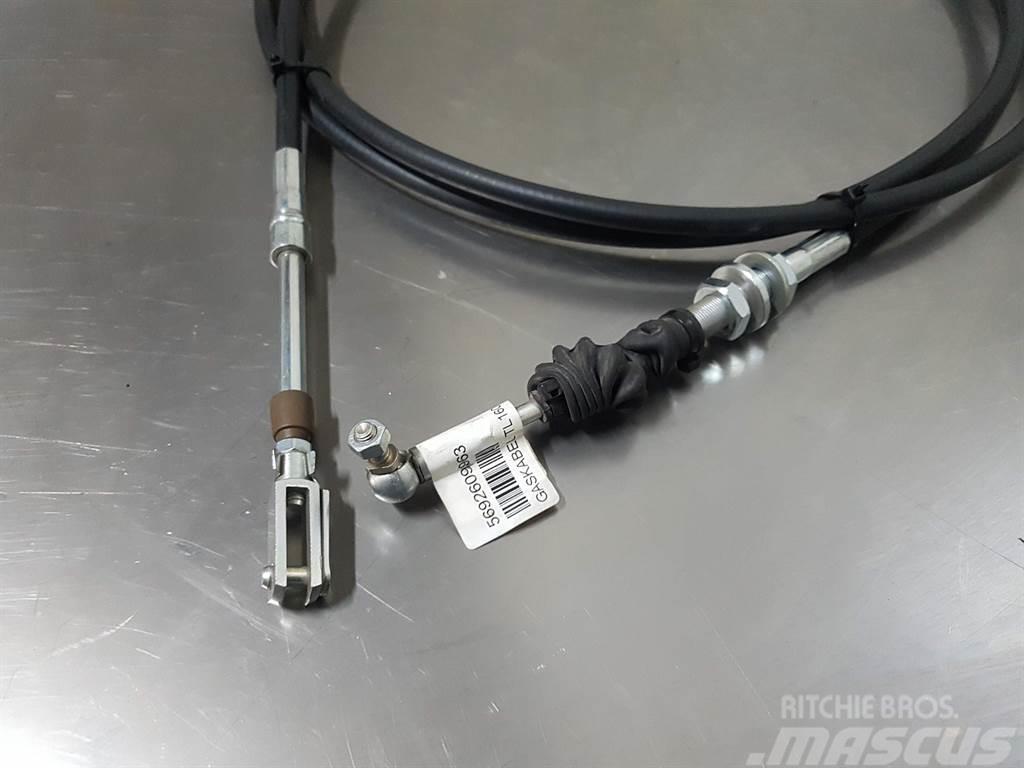 Terex TL160-5692609963-Throttle cable/Gaszug/Gaskabel Važiuoklė ir suspensija
