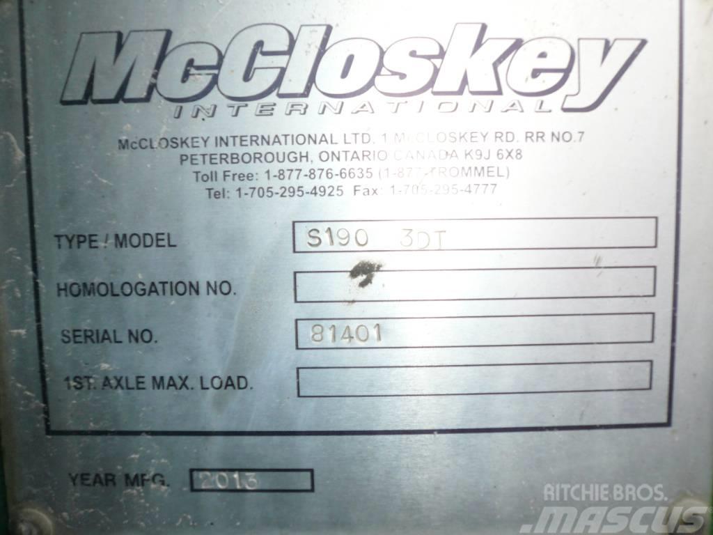 McCloskey S190 3D Mobilūs sietai
