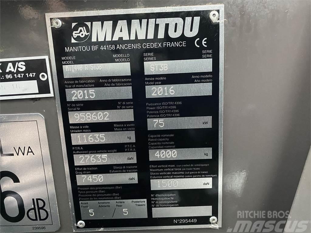Manitou MT1440A ST3B Teleskopiniai krautuvai