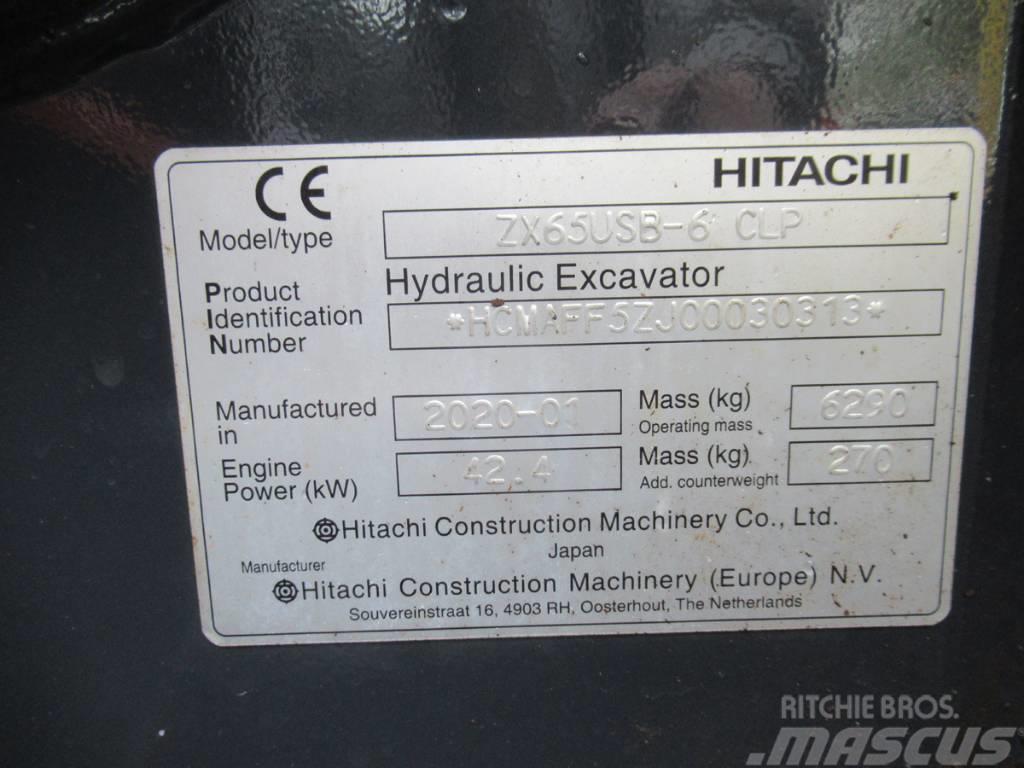 Hitachi ZX65 USB-6 CLP Oilquick OQ45-5 SH Mini ekskavatoriai < 7 t