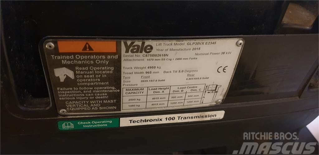 Yale GLP30VX 2015 LPG (dujiniai) krautuvai
