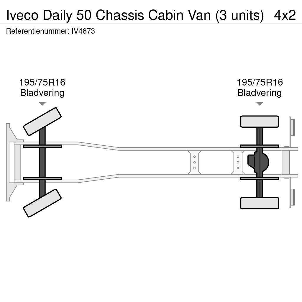 Iveco Daily 50 Chassis Cabin Van (3 units) Važiuoklė su kabina