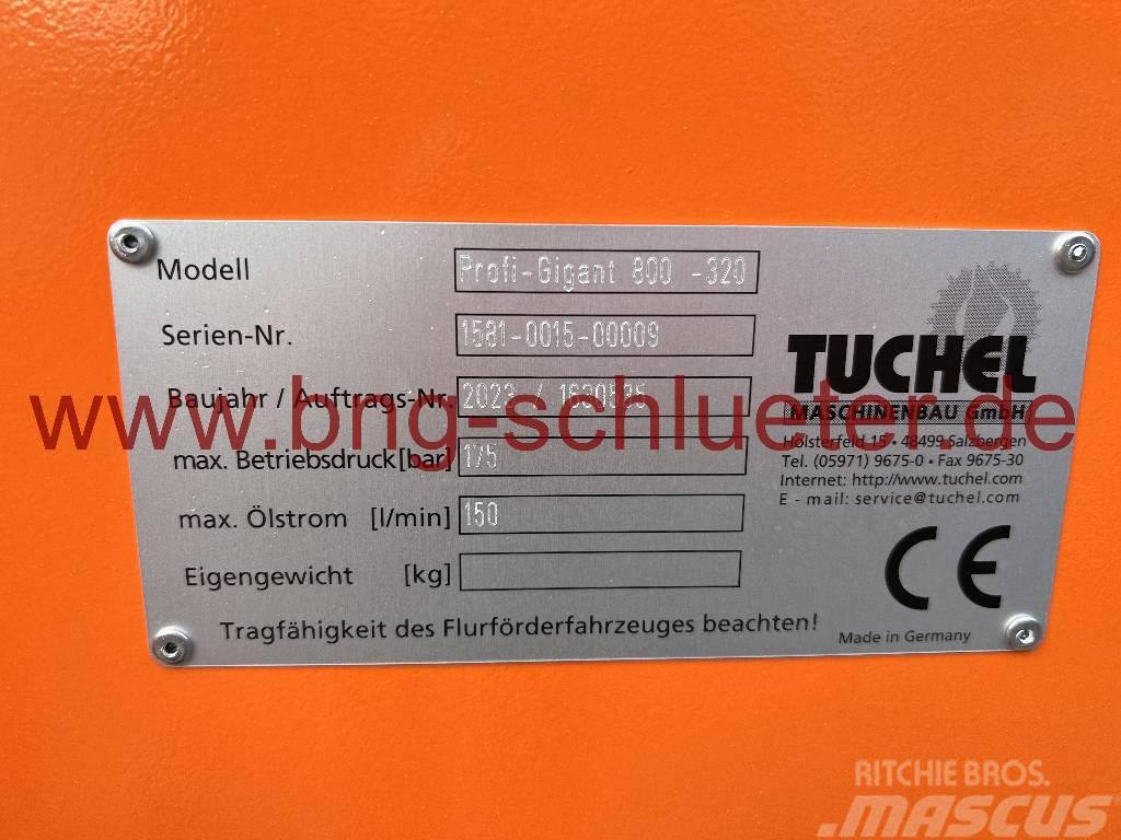 Tuchel Profi Gigant 800 Kehrmaschine -werkneu- Kiti naudoti aplinkos tvarkymo įrengimai