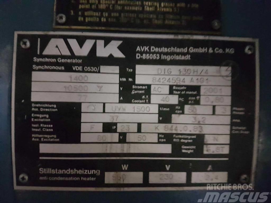 AVK DIG130 H/4 Dyzeliniai generatoriai