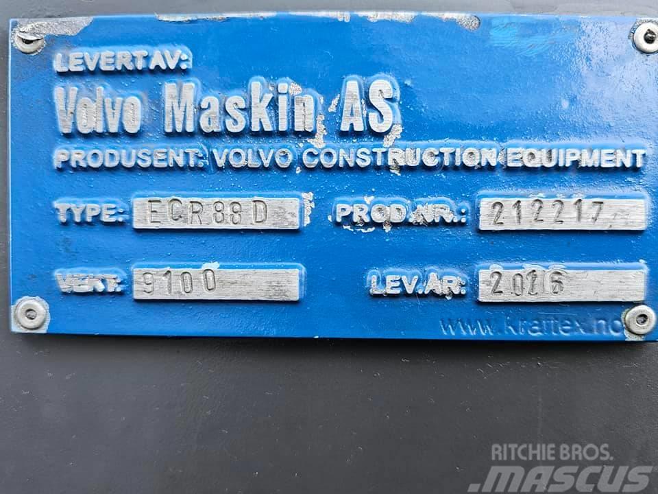Volvo ECR 88 D Mini ekskavatoriai < 7 t