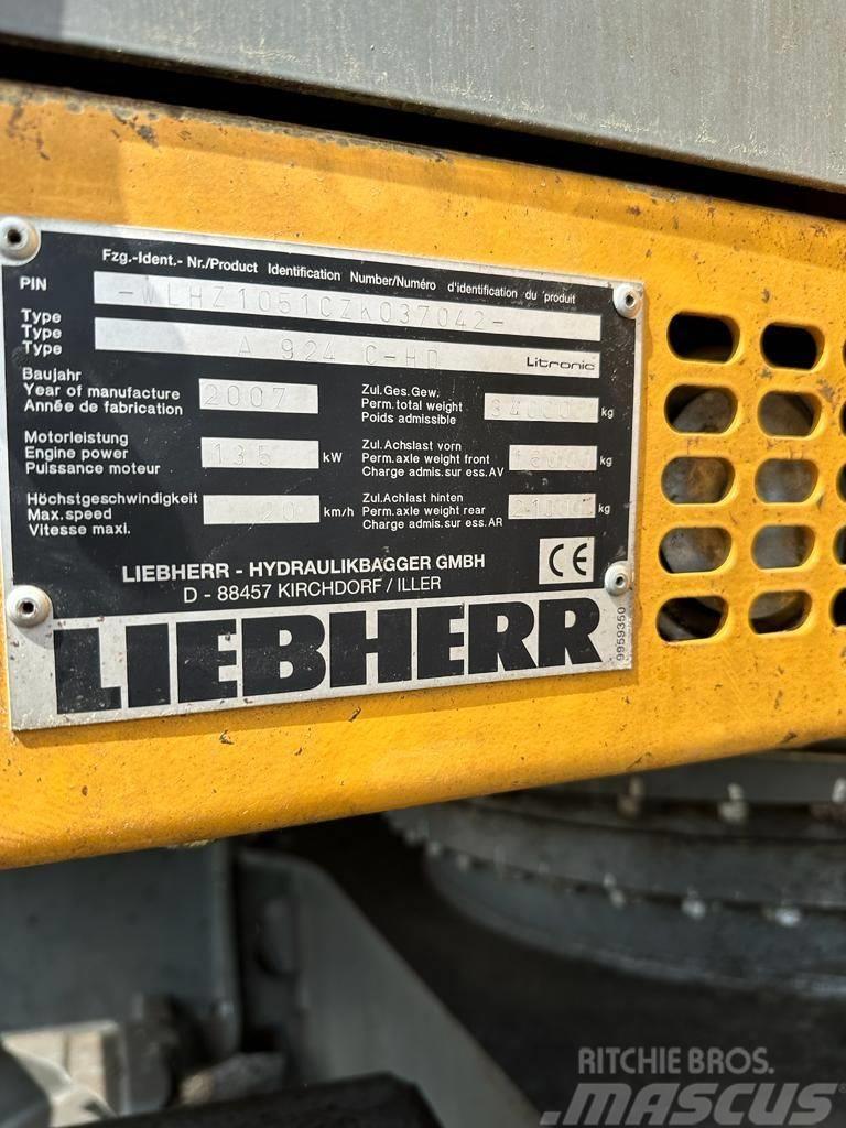 Liebherr A 924C-HD Ratiniai ekskavatoriai