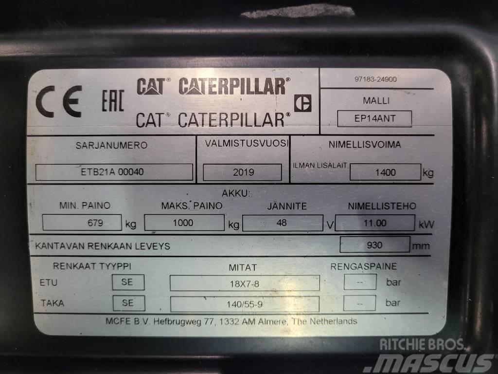 CAT EP14 ANT Elektriniai šakiniai krautuvai