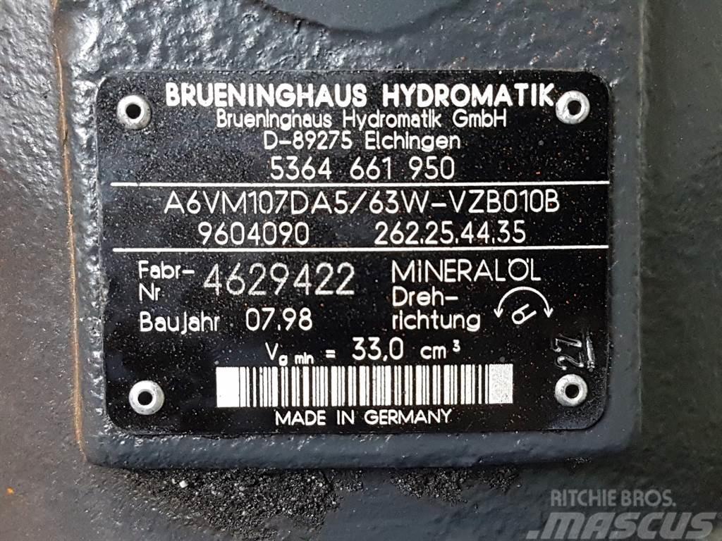 Schaeff SKL853-Brueninghaus A6VM107DA5/63W-Drive motor Hidraulikos įrenginiai