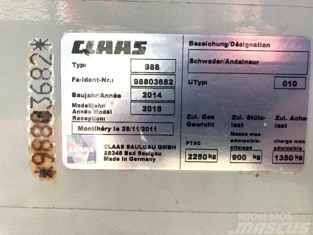 CLAAS Liner 2900 Pradalges formuojantys padargai