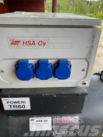  Traktorigeneraattori HSA TR60 Kiti generatoriai