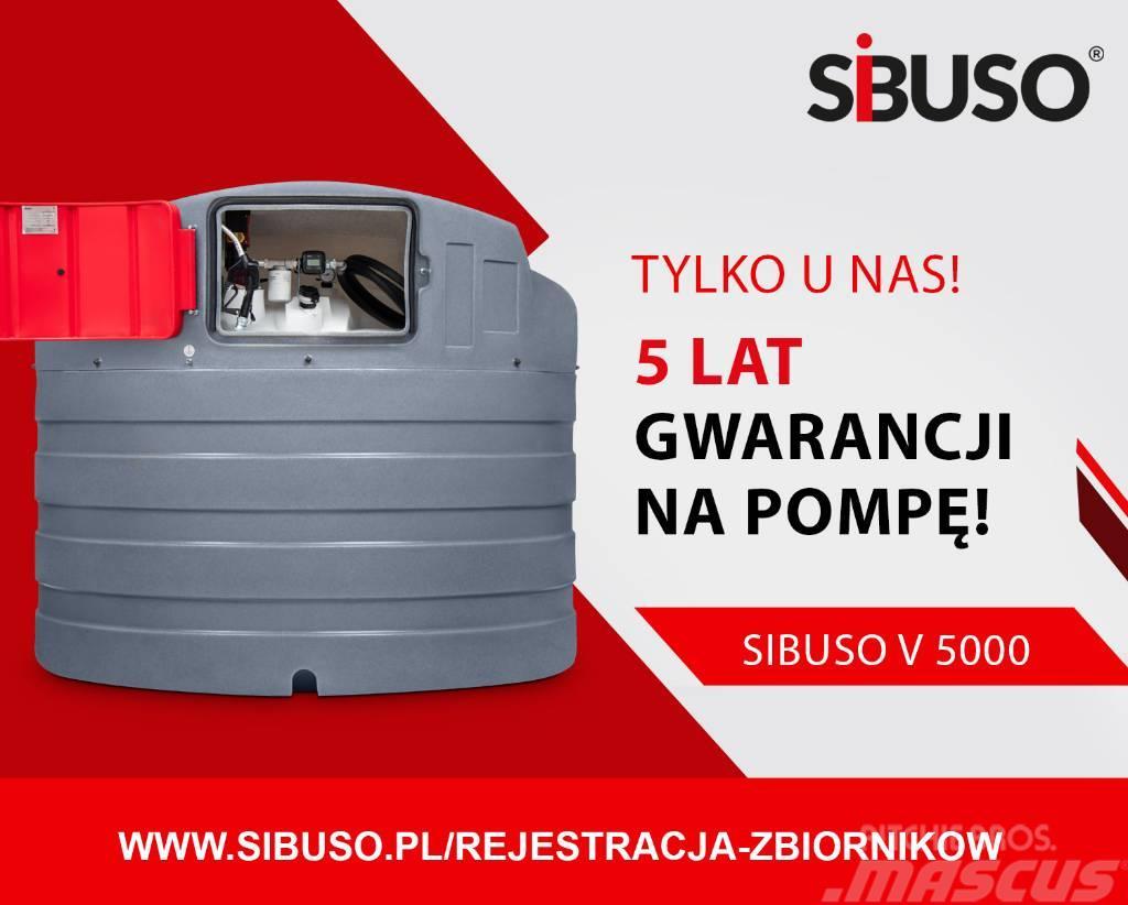 Sibuso 5000L zbiornik dwupłaszczowy Diesel Specializuotos paskirties technika