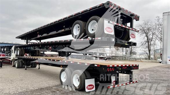 Dorsey 53' STEEL SPRING SLIDER, FET INCLUDED Bortinių sunkvežimių priekabos su nuleidžiamais bortais