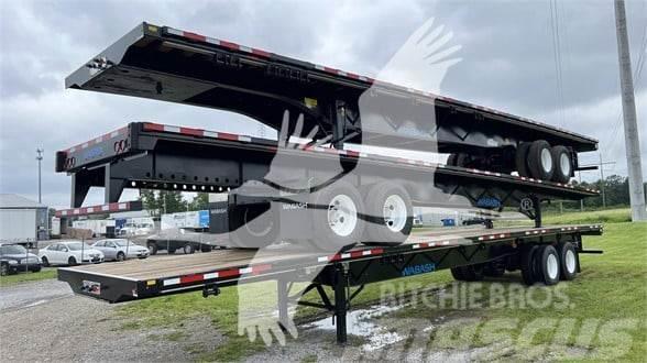 Wabash 48' STEEL AIR SLIDER, FET INCLUDED Bortinių sunkvežimių priekabos su nuleidžiamais bortais