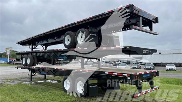 Wabash 48' STEEL AIR SLIDER, FET INCLUDED Bortinių sunkvežimių priekabos su nuleidžiamais bortais