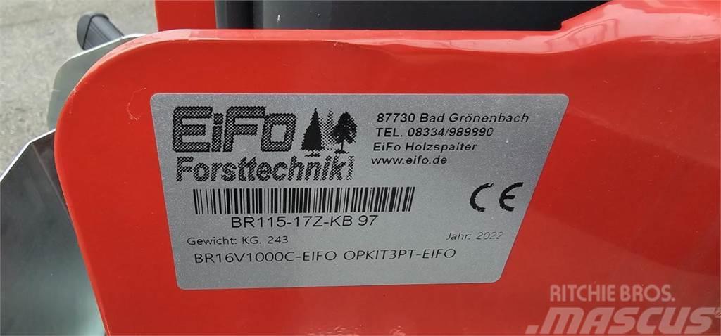  Eifo BR 115-17 Z-KB Medžių skaldymo, pjovimo ir lupimo įrengimai