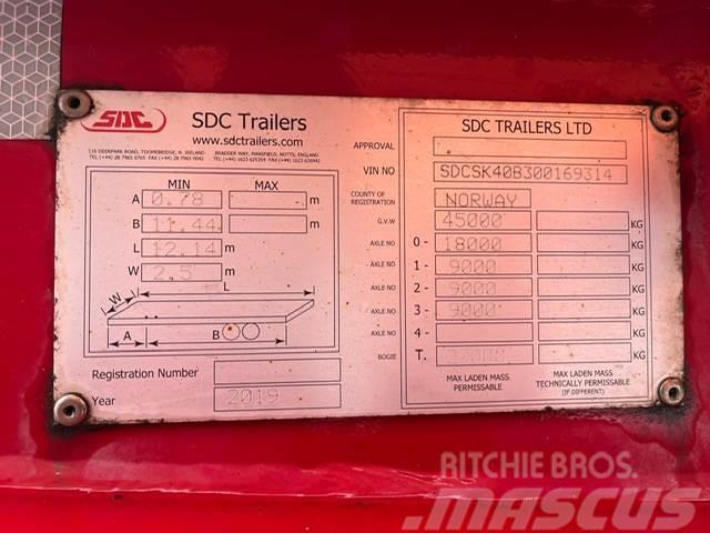 SDC TRAILERS Semitrailer Konteinerių puspriekabės