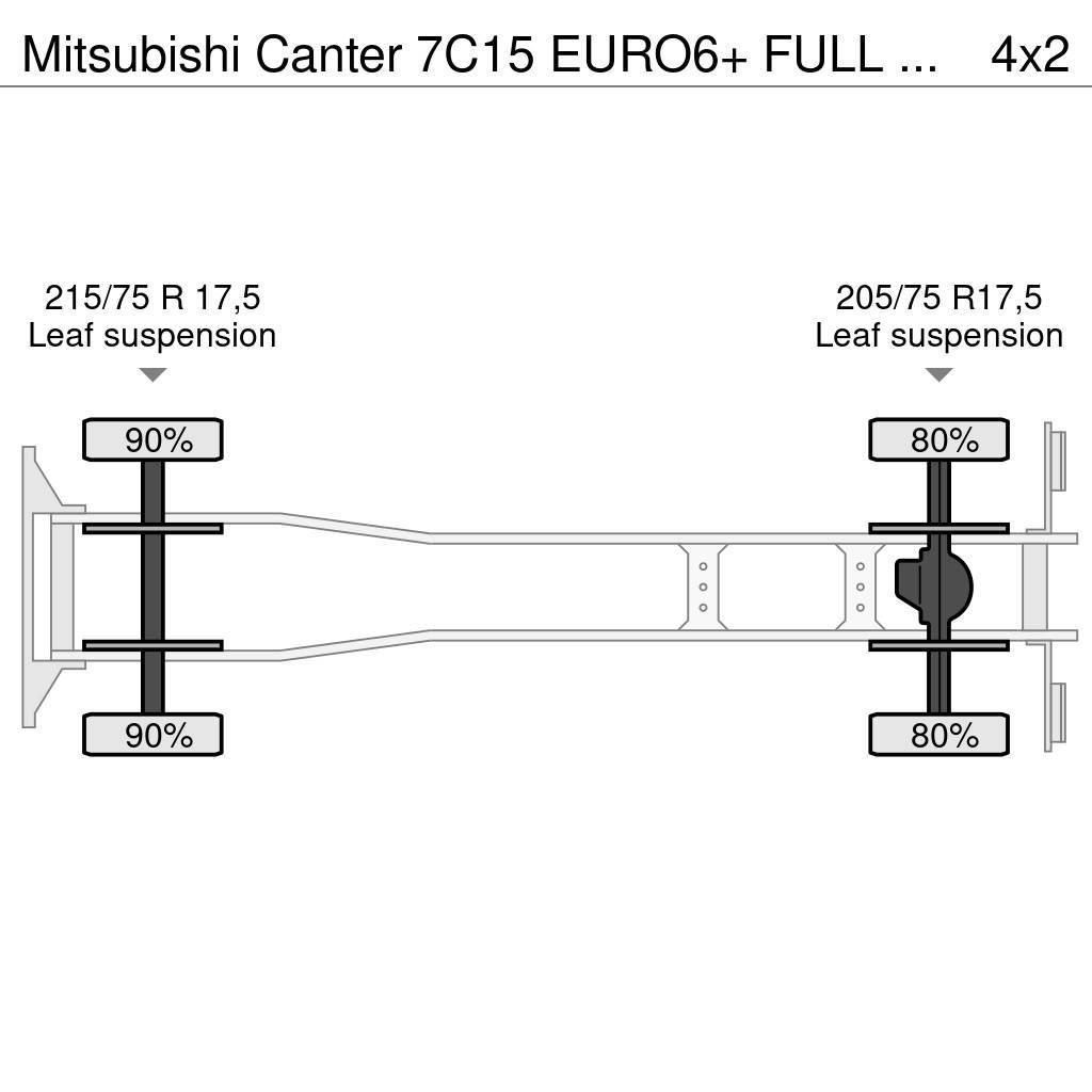 Mitsubishi Canter 7C15 EURO6+ FULL STEEL + AUTOMATIC Vilkikai šaldytuvai