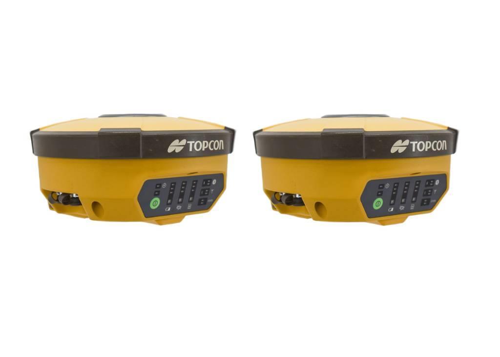 Topcon Dual Hiper V FH915 900 MHz Base/Rover Receiver Kit Kiti naudoti statybos komponentai