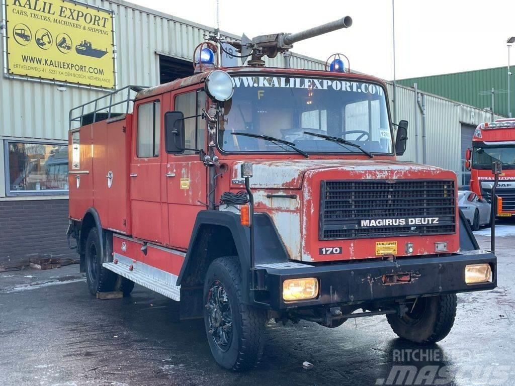 Magirus Deutz 170 Fire Fighting Truck 4x4 Complete truck G Gaisrinės