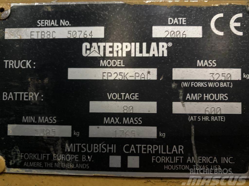 CAT EP25 K PAC Elektriniai šakiniai krautuvai