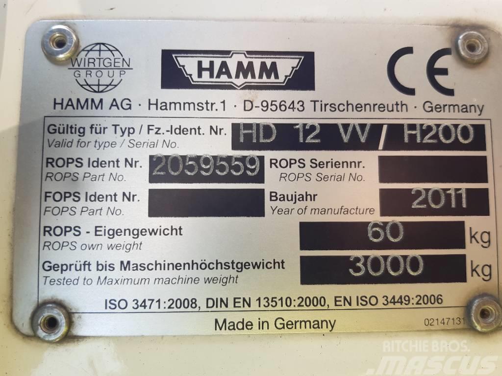 Hamm HD 12 VV Porinių būgnų volai