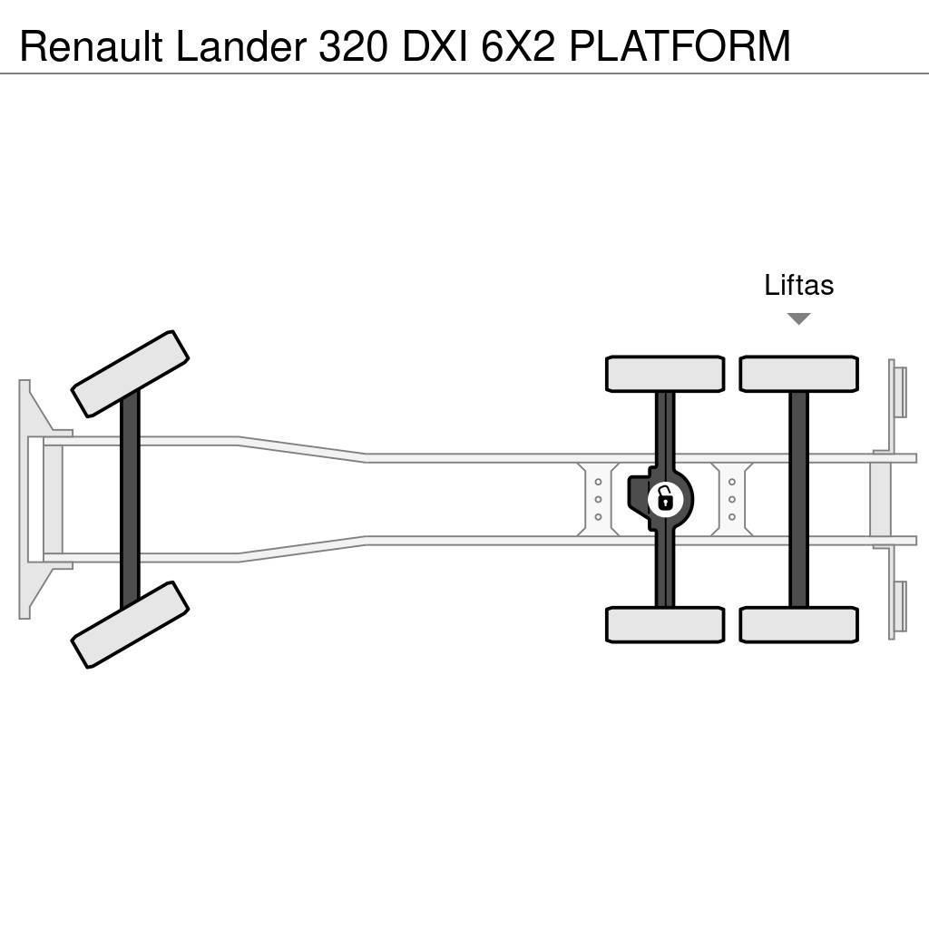 Renault Lander 320 DXI 6X2 PLATFORM Platformos/ Pakrovimas iš šono