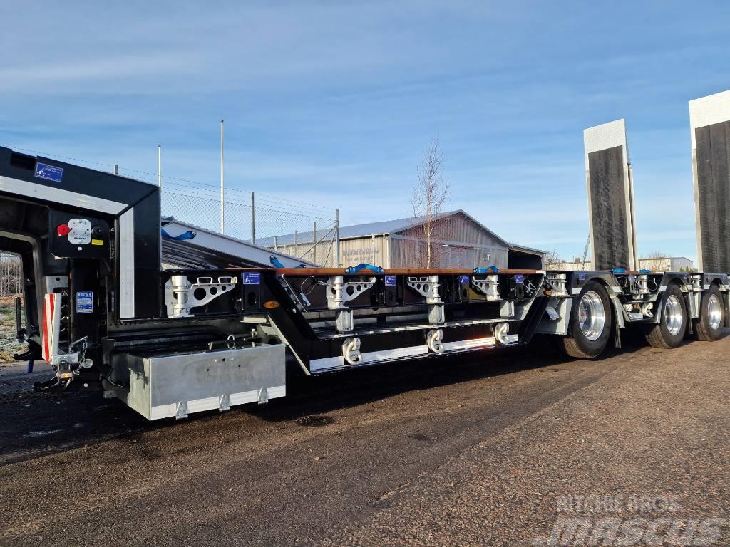 Humbaur HTS30  flatbed semi-trailer Žemo iškrovimo puspriekabės