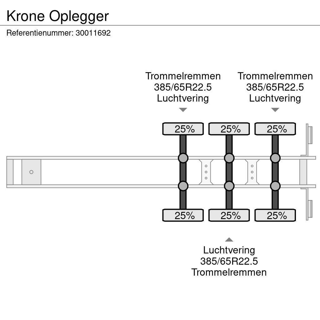 Krone Oplegger Tentinės puspriekabės