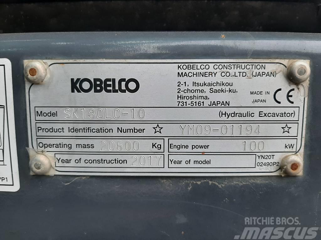 Kobelco SK180LC-10 Vikšriniai ekskavatoriai