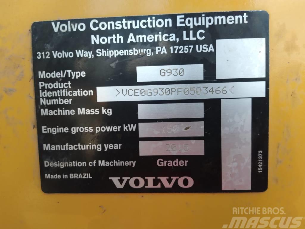 Volvo G 930 Greideriai