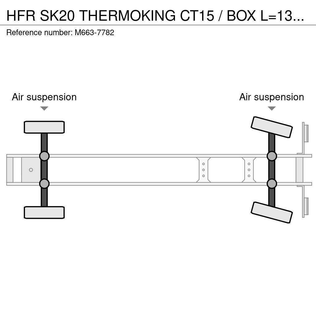 HFR SK20 THERMOKING CT15 / BOX L=13450 mm Puspriekabės su izoterminiu kėbulu