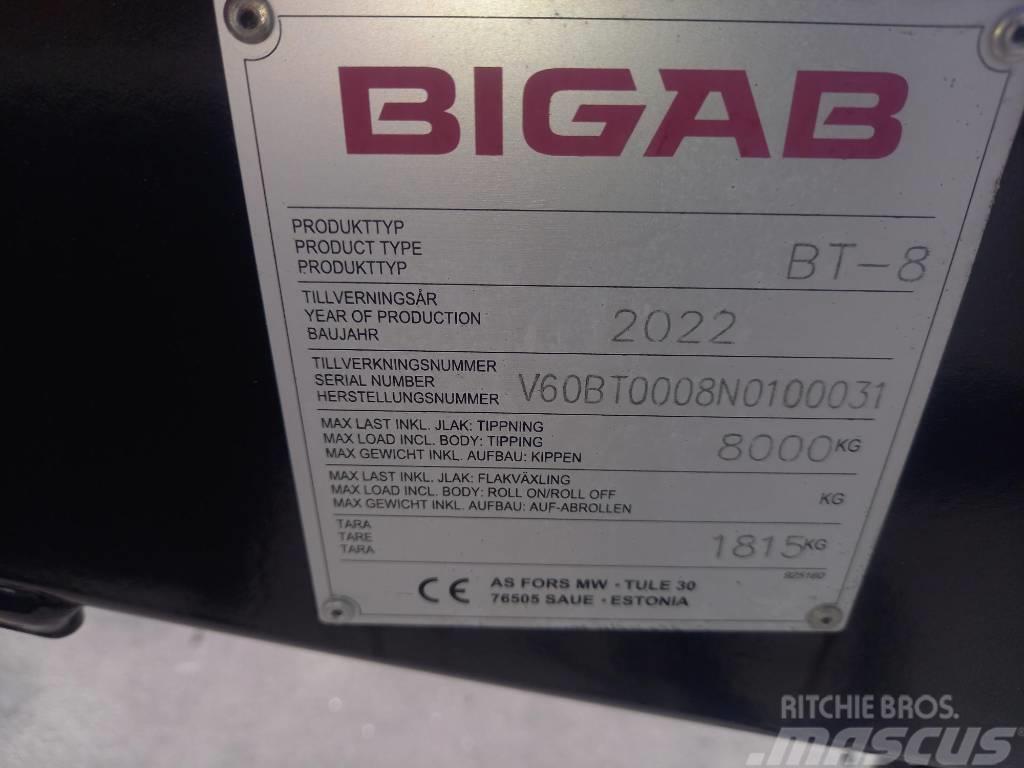 Bigab BT8 Savivartės priekabos