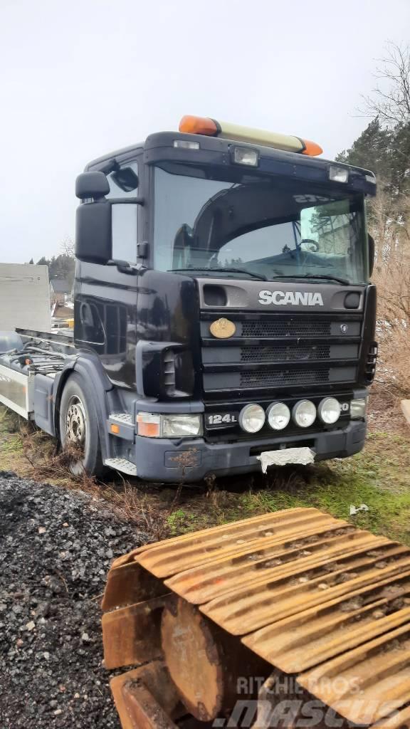 Scania R124LB6x2 Platformos/ Pakrovimas iš šono