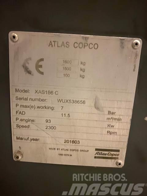 Atlas Copco XAS 186 Kompresoriai