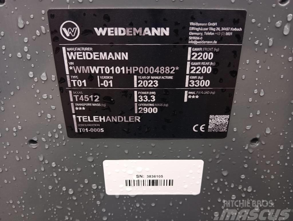 Weidemann T4512 Teleskopiniai krautuvai