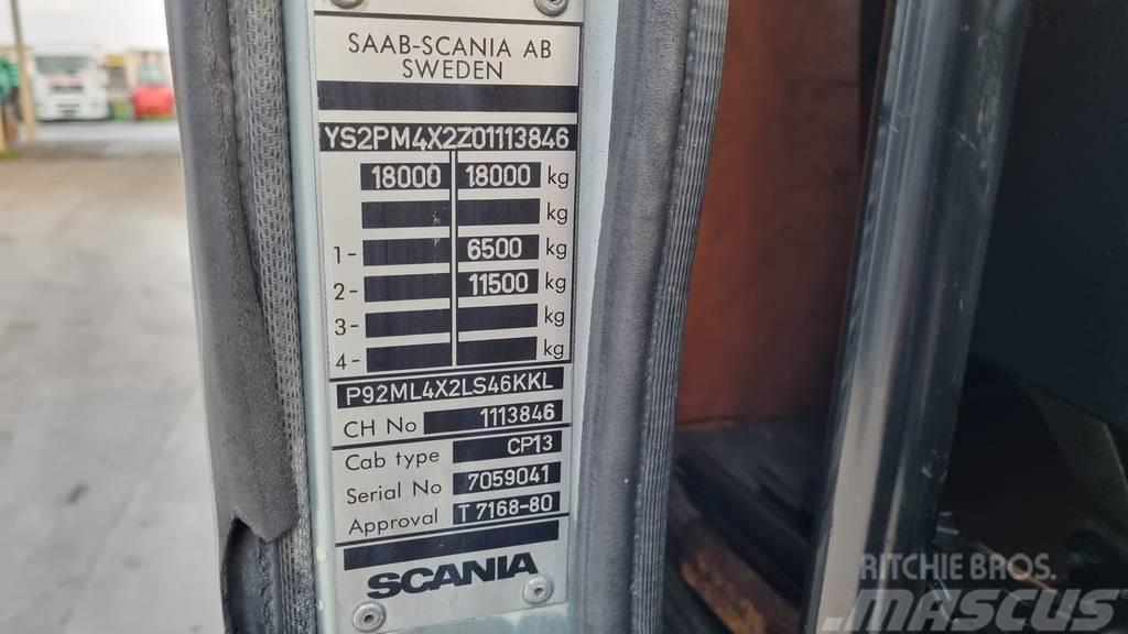 Scania 92H 300 4x2 stake body - spring Platformos/ Pakrovimas iš šono